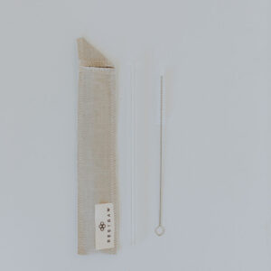 Glass straw straight